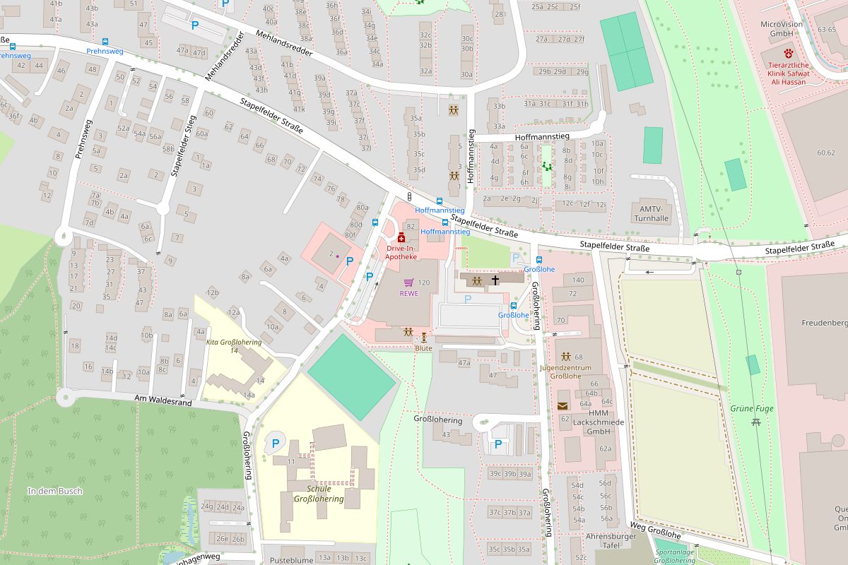 Karte: Stapelfelder Str. 120-126, 22143 Hamburg